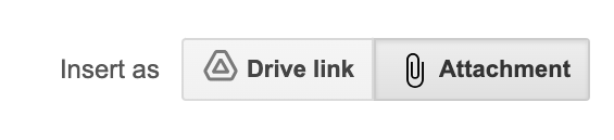 Google Drive Attachment Issues